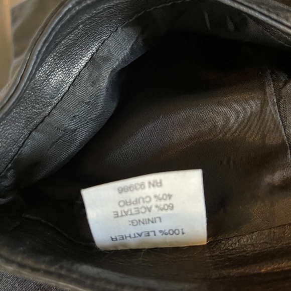 Adrienne Vittadini Black Leather Pants - Picture 6 of 7